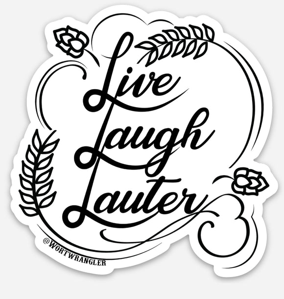 Live Laugh Lauter Vinyl Sticker 2.95